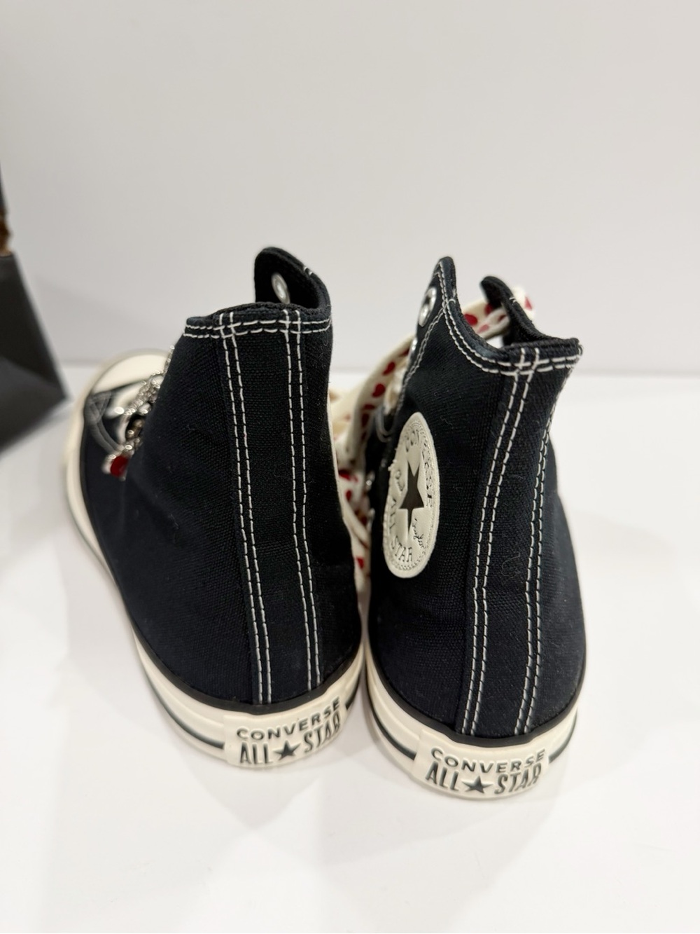 Converse Women's Chuck Taylor All Star Valentine's Day High Top Casual Sneakers - Picture 6 of 12